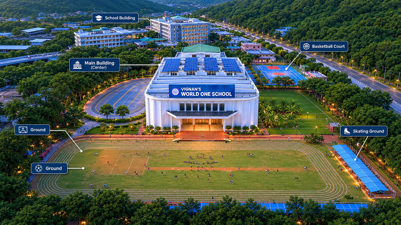 Vignan's World One School Campus